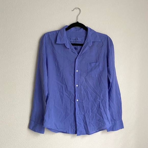 Frank & Eileen Tops - Frank And Eileen Barry Blue Button Down Shirt